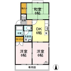 グリーンパーク新井の物件間取画像